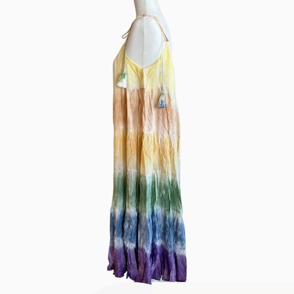 SALE!!!!! NWT Storia Rainbow Tie Dye Jumpsuit NWT - S, M, L - Picture 6 of 8